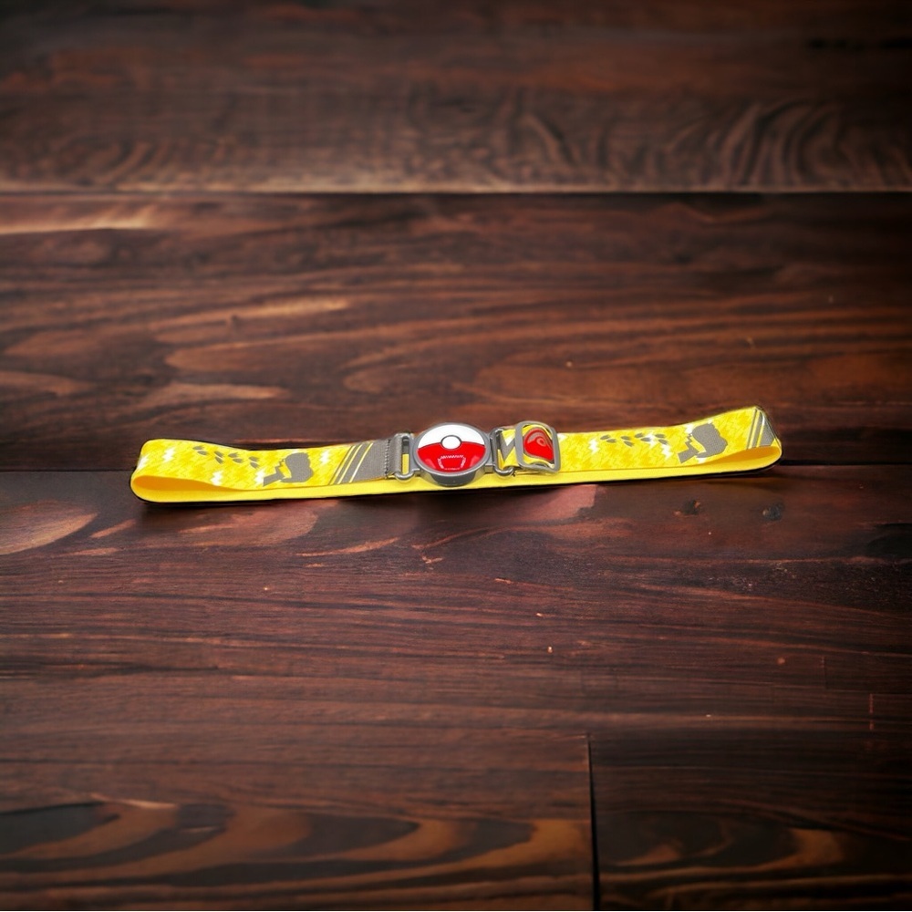 POKÉMON BELT WITH POKÉBALL BUCKLE – FITS UP TO 38”